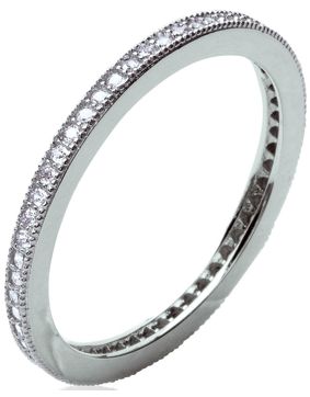 Lykken Casuals tunn helalliansring i silver 1,7 mm