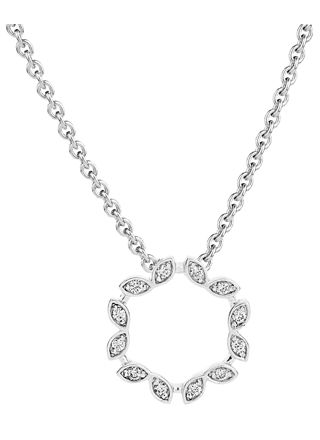Kohinoor Swan diamant hängsmycke vitguld 123-433V-06