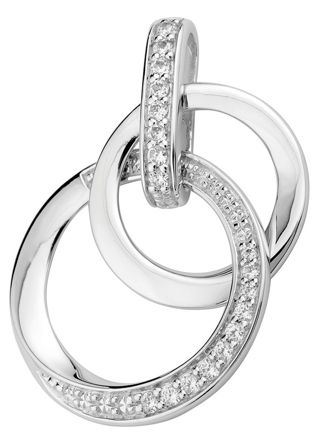 Kohinoor vitguld diamantberlock 123-9330V