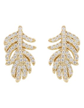 SNÖ of Sweden Lana Small Feather örhängen 1230-0201251