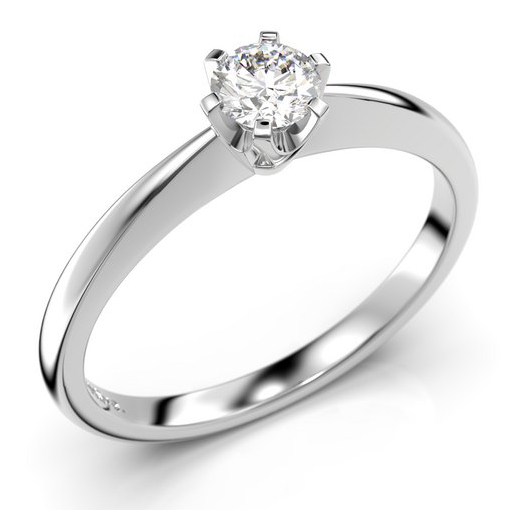 Festive Classic enstensring diamantring 128-020-VK
