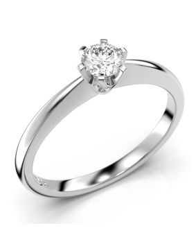 Festive Classic enstensring diamantring 128-020-VK