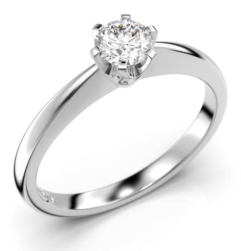 Festive Classic enstensring diamantring 128-030-VK