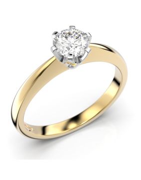 Festive Classic enstensring diamantring 128-040-KV