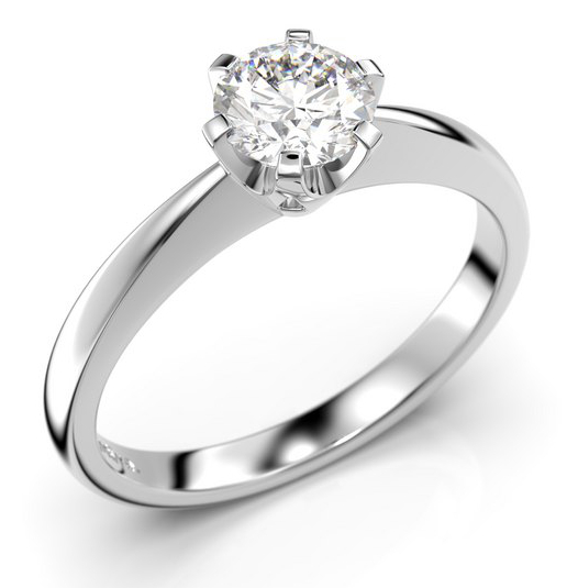 Festive Classic enstensring diamantring 128-050-VK