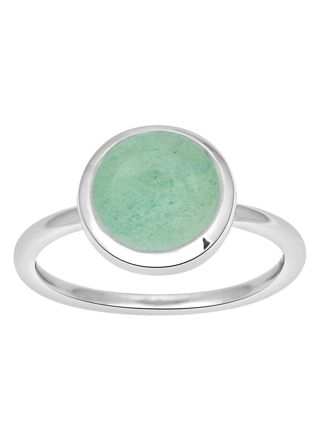 Nordahl Jewellery SWEETS52 ring grön aventurin/silver 129 004