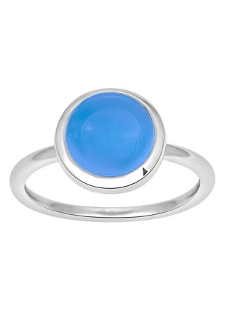 Nordahl Jewellery SWEETS52 ring blå kalcedon/silver 129 005