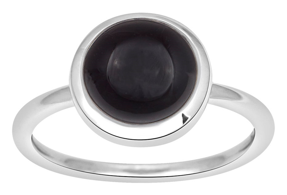 Nordahl Jewellery SWEETS52 ring svart onyx/silver 129 006