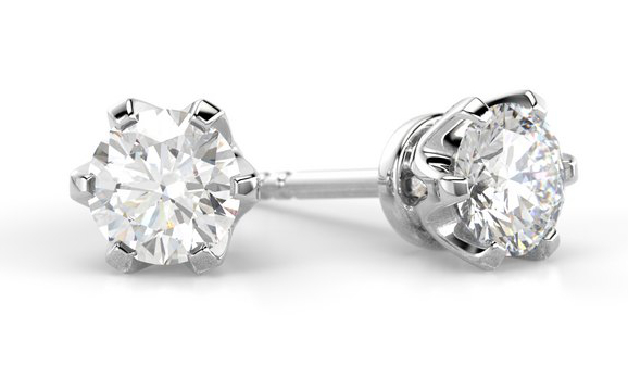 Festive Classic diamantörhängen 129-060K-VK