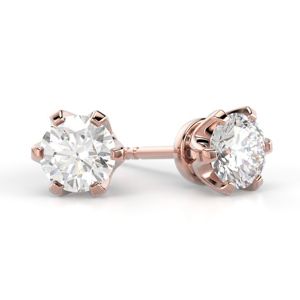 Festive Classic diamantörhängen 129-080K-PK main product photo