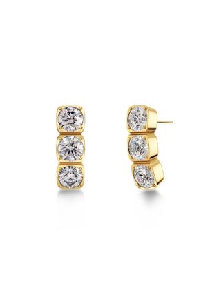 Edblad Gemma Studs Triple guldpläterade örhängen 129423