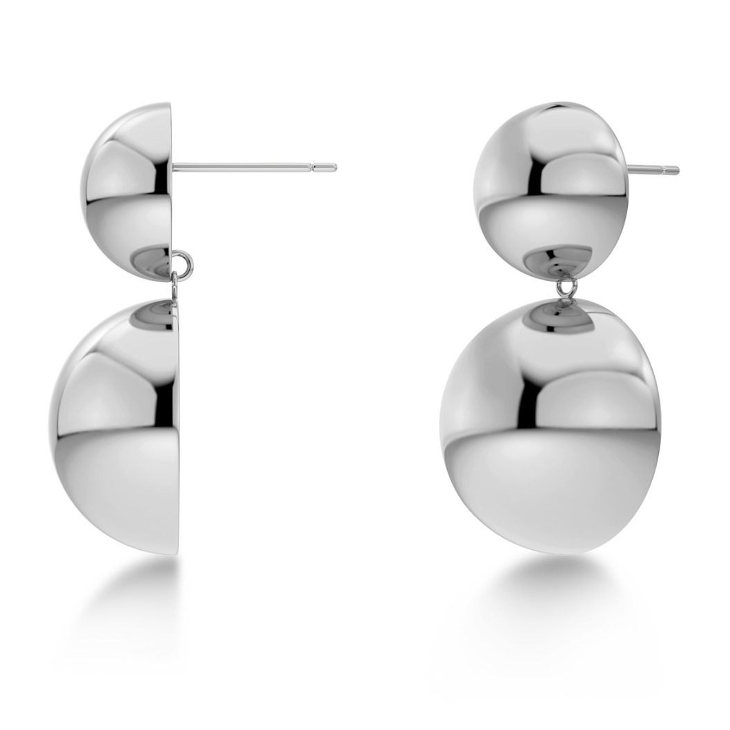 Edblad Sphere L Steel örhängen 129490
