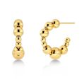 Edblad Sphere Hoops guldpläterade öronringar 129491
