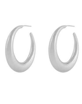 SNÖ Of Sweden Bella silverfärgade hoops 1309-6200 256-ONE