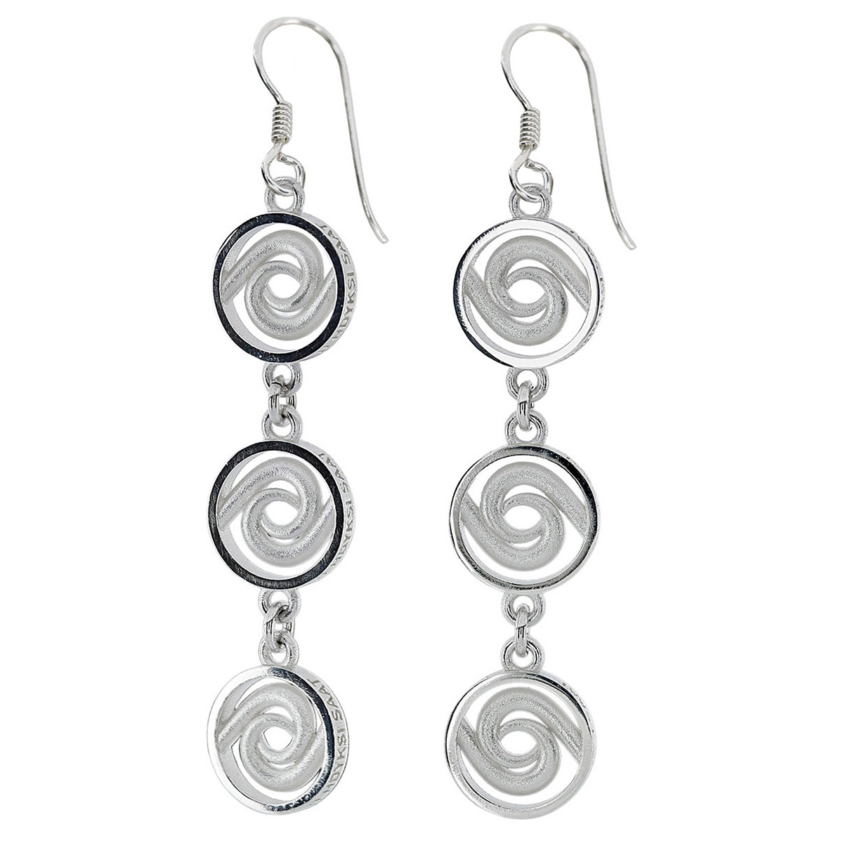 Lupaus silverörhängen med krok