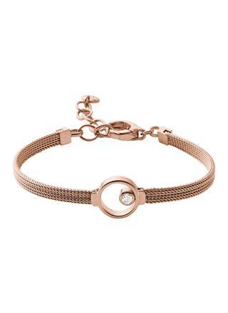 Skagen armband Elin Rose Gold Tone Crystal Bracelet SKJ0851791