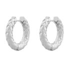 SNÖ of Sweden Dublin thick silver hoops 1277-7300 256-ONE