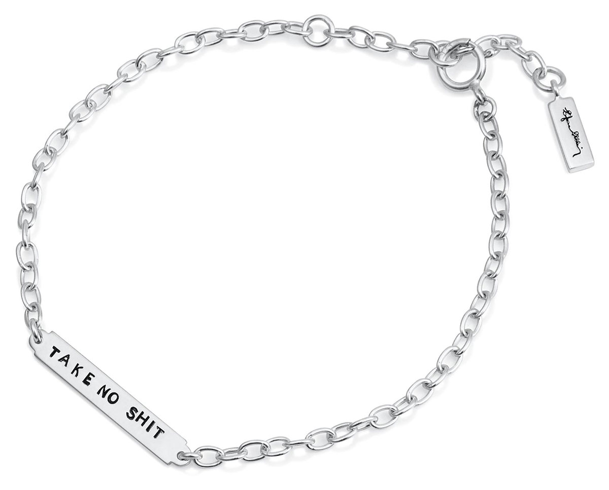 Efva Attling Power Plates Take No Shit armband 14-100-01981-1619