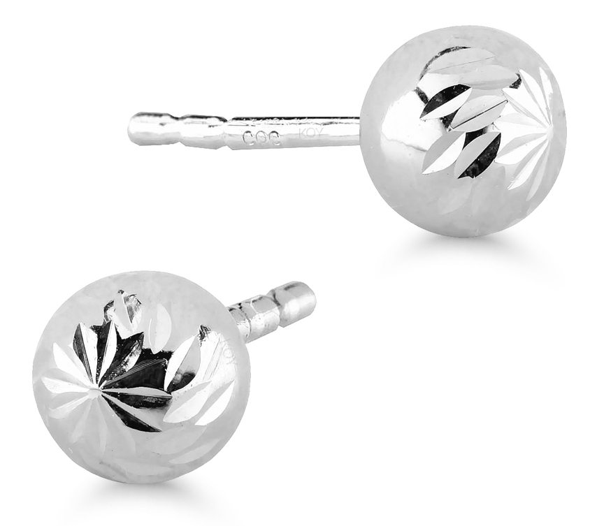 Guldörhängen boll diamantklippt 141131W