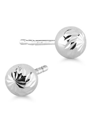 Guldörhängen boll diamantklippt 141131W