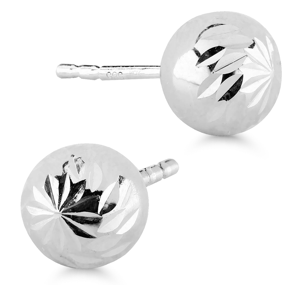 Guldörhängen boll diamantklippt 141141W