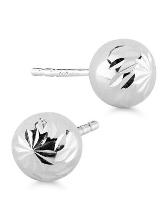 Guldörhängen boll diamantklippt 141141W