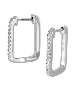 Kohinoor diamanthoops i vitguld 143-9852V