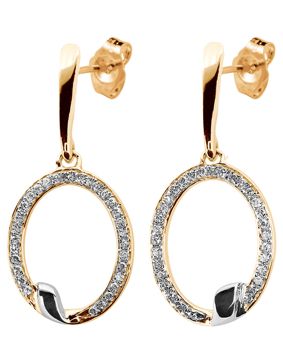 Kohinoor diamant örhängen 143-P3350