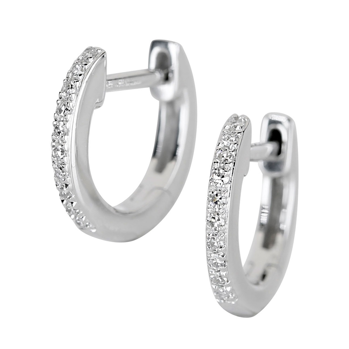 Kohinoor diamantörhängen i vitguld 143-P4515V