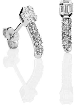 Kohinoor diamantörhängen i 14k vitguld 143-P6010V