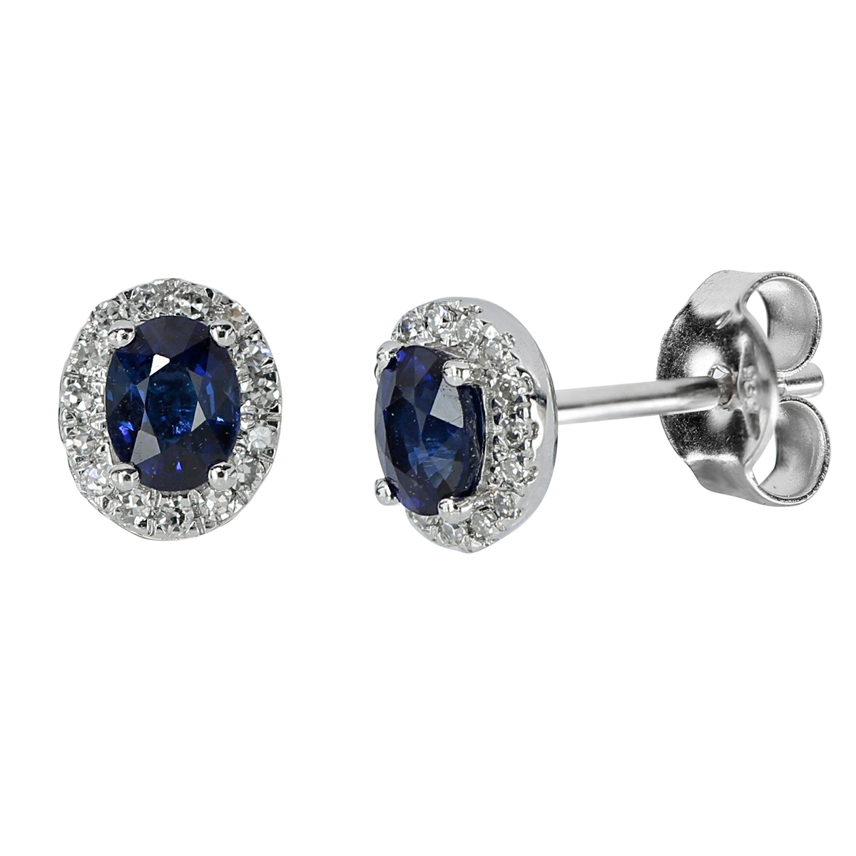 Kohinoor Diamantörhängen med safir 143-P7303VS