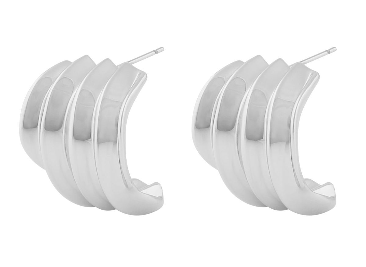 SNÖ of Sweden Dakota big örhängen plain s 1325-6100256