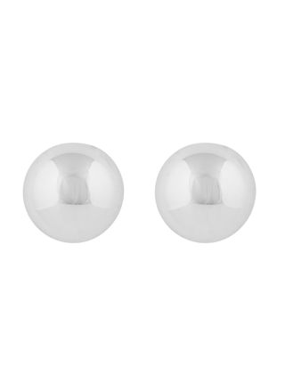 SNÖ of Sweden Billie big silverfärgade örhängen 1331-6900256