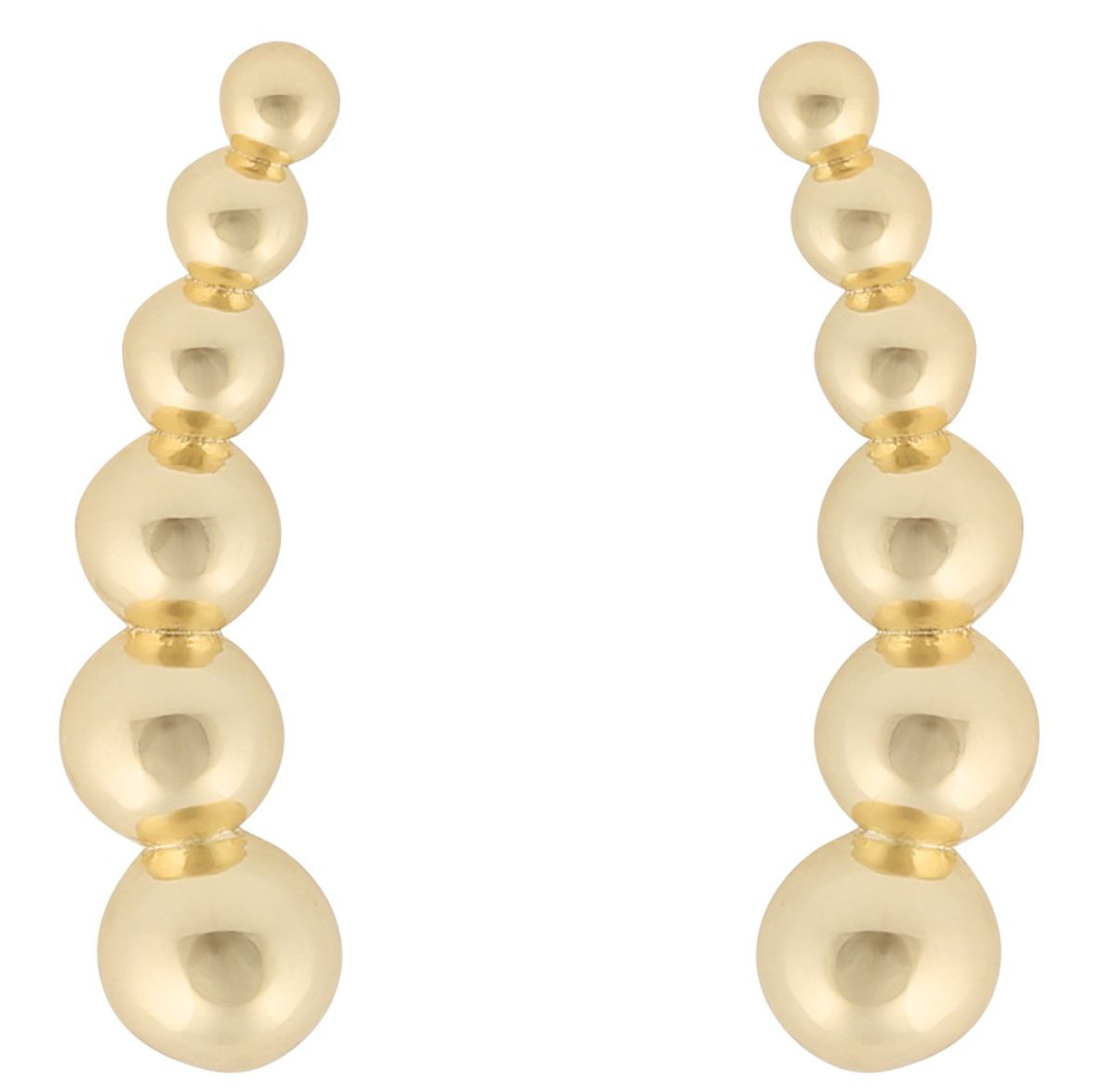 SNÖ of Sweden Billie funky guldfärgade örhängen 1331-7200257