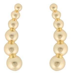 SNÖ of Sweden Billie funky guldfärgade örhängen 1331-7200257 main product photo