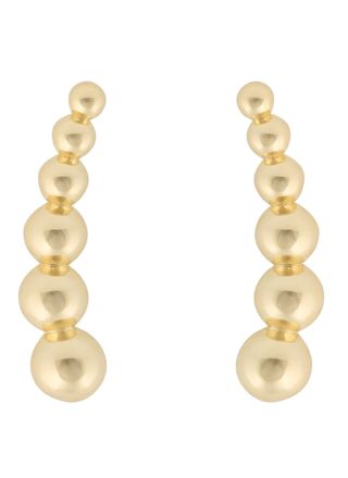 SNÖ of Sweden Billie funky guldfärgade örhängen 1331-7200257