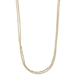 SNÖ of Sweden Mayfair double halsband 42 guldfärgat 1340-0342257 main product photo
