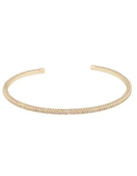 SNÖ of Sweden Naomi small stone cuff armband guldfärgat/vit 1334-3200251