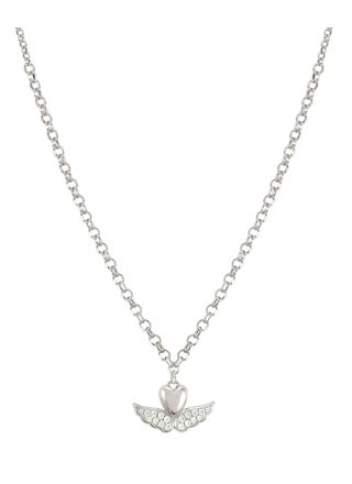 Nomination SWEETROCK edition ROMANCE halsband Winged Heart silver 148022/068