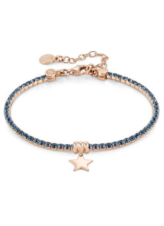 Nomination Chic & Charm armband roseguld blå stjärna 148612/028