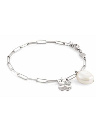 Nomination White Dream four-leaf clover armband 148700-006