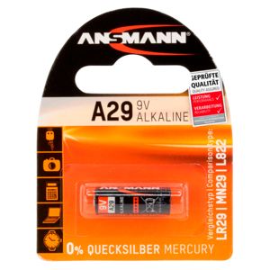 Ansmann alkaliskt batteri A29 9V  main product photo