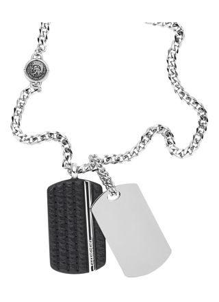 Diesel halsband Double Dogtags DX1040040