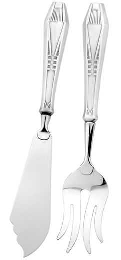 Finland kakspade i silver