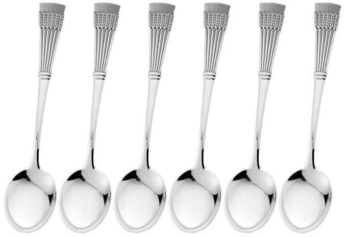 Tähkä kaffeskedar i silver