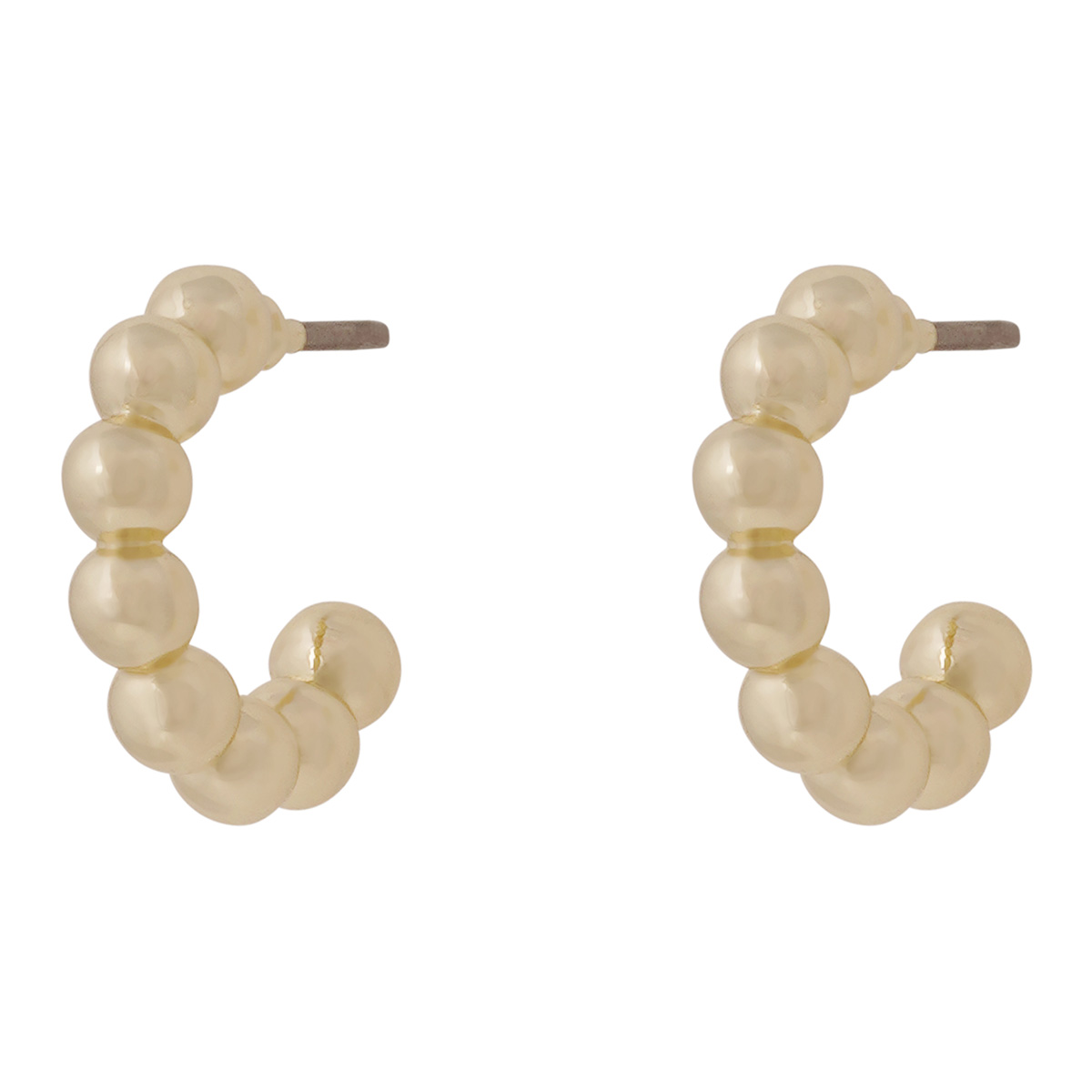 Snö of Sweden Bennet ovaler guld örhängen små 1390-6400257