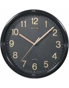 Rhythm Väggklocka Svart CMG434-NR02 28cm