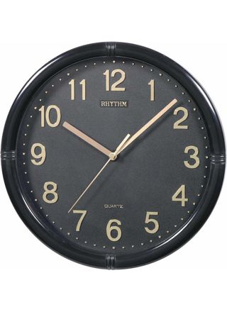 Rhythm Väggklocka Svart CMG434-NR02 28cm