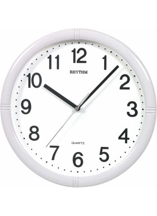 Rhythm Väggklocka Vit CMG434-NR03 28cm