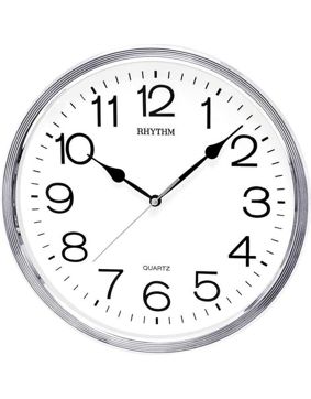 Rhythm Väggklocka Silver CMG734-BR19 31cm